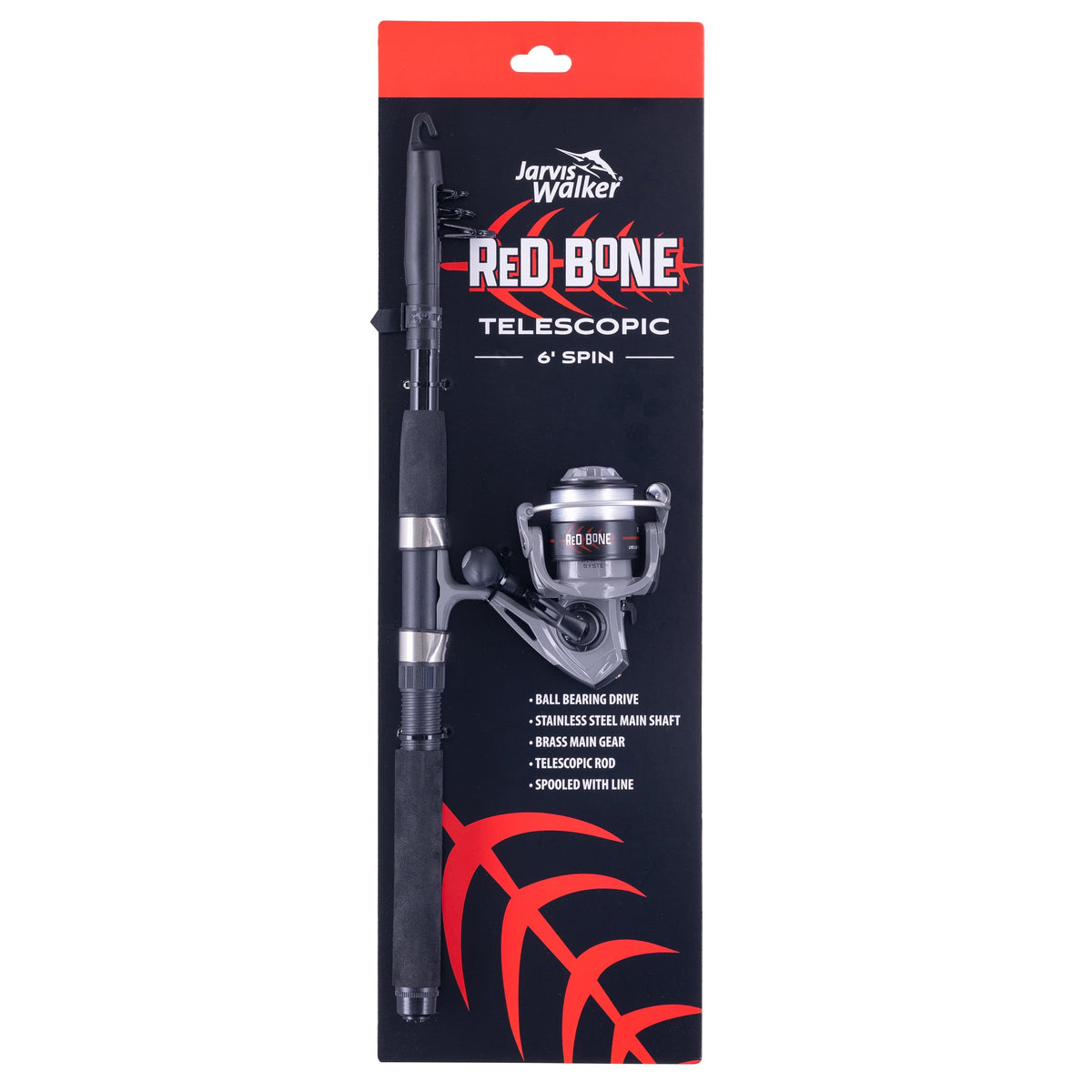full spin steel combo Introducing Jarvis Walker Red Bone RB4 Telescopic Combos – Jarvis Walker  Brands