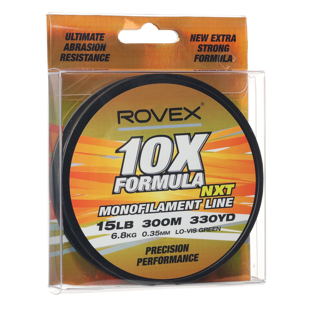 Rovex 10X Formula 300m - Green 15lb Mono Line