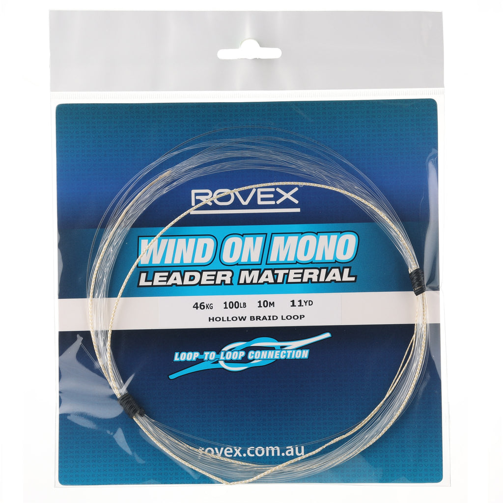 Rovex Wind On Mono Leader 10m 100lb