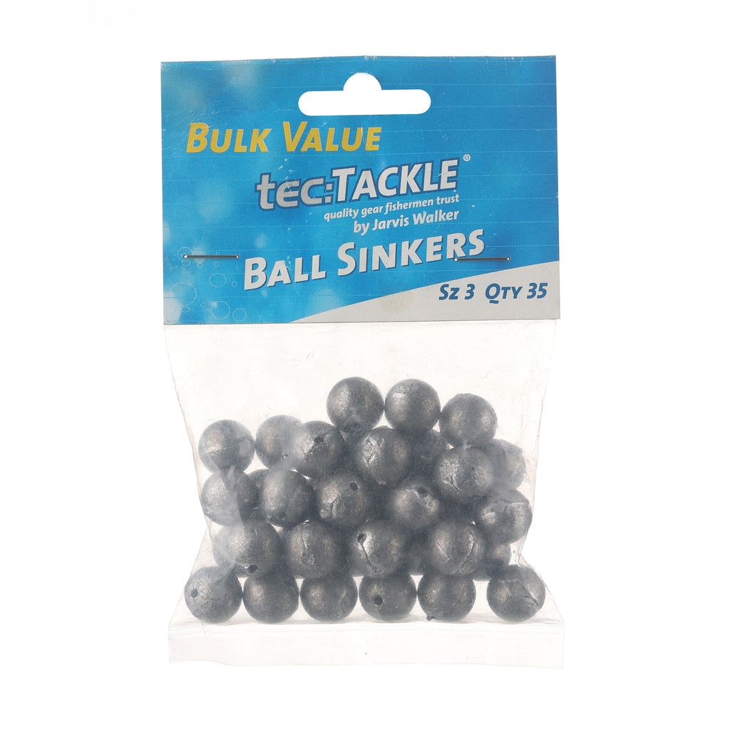Jarvis Walker Ball Sinkers Value Pack Sz3