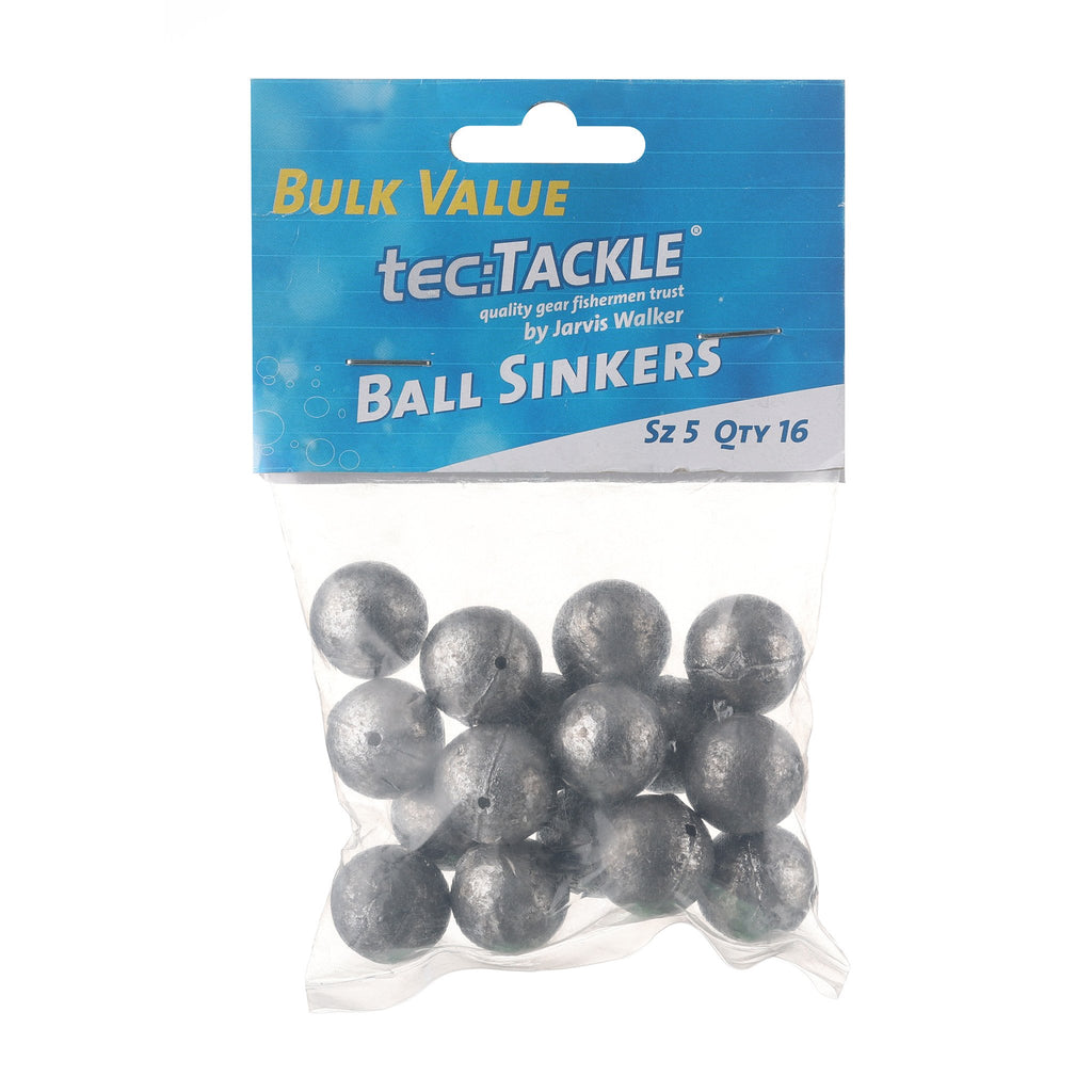 Jarvis Walker Ball Sinkers Value Pack Sz5