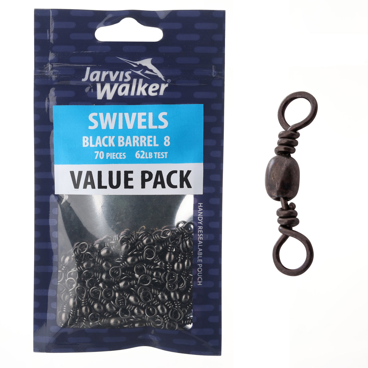 Jarvis Walker Black Barrel Swivels - Jarvis Walker – Jarvis Walker Brands