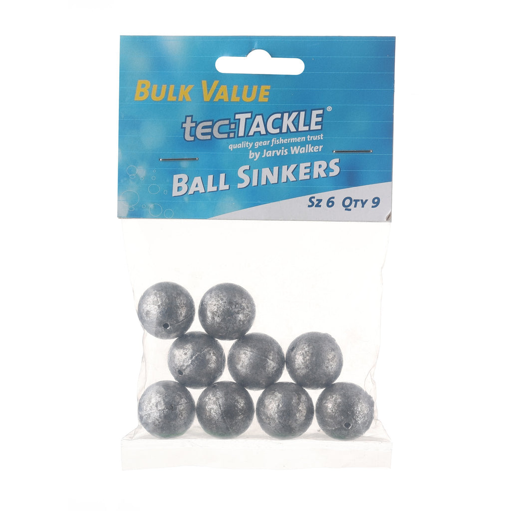 Jarvis Walker Ball Sinkers Value Pack Sz6