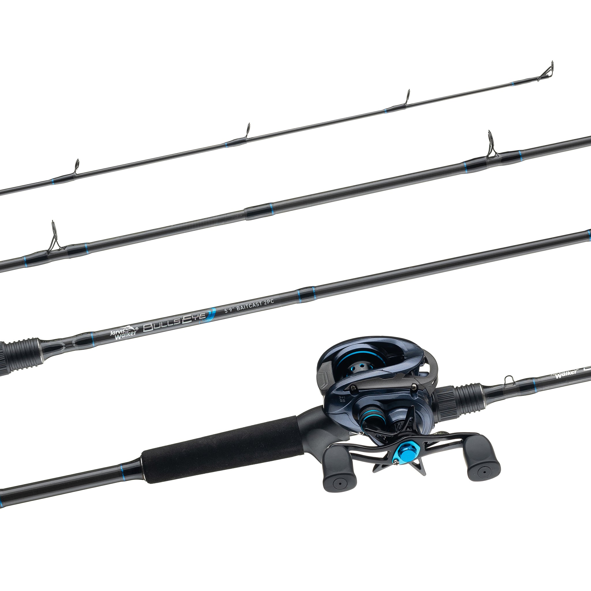 Baitcaster Combo Kit Baitcasting Ozark Trail Baitcast Rod Reel