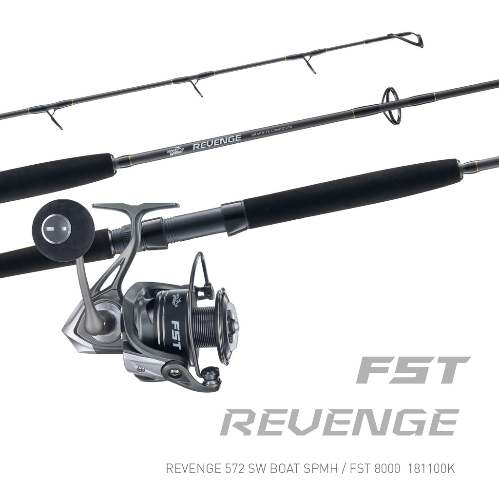 Jarvis Walker Revenge 762 SW Boat SPMH 10-15kg - FST 8000 Combo