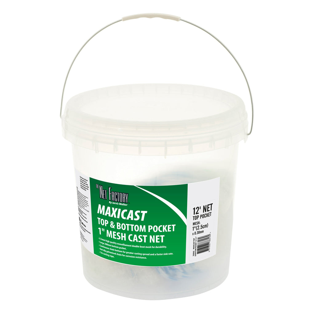 Net Factory Maxicast Bottom Pocket 8' 0.30mm x 1"