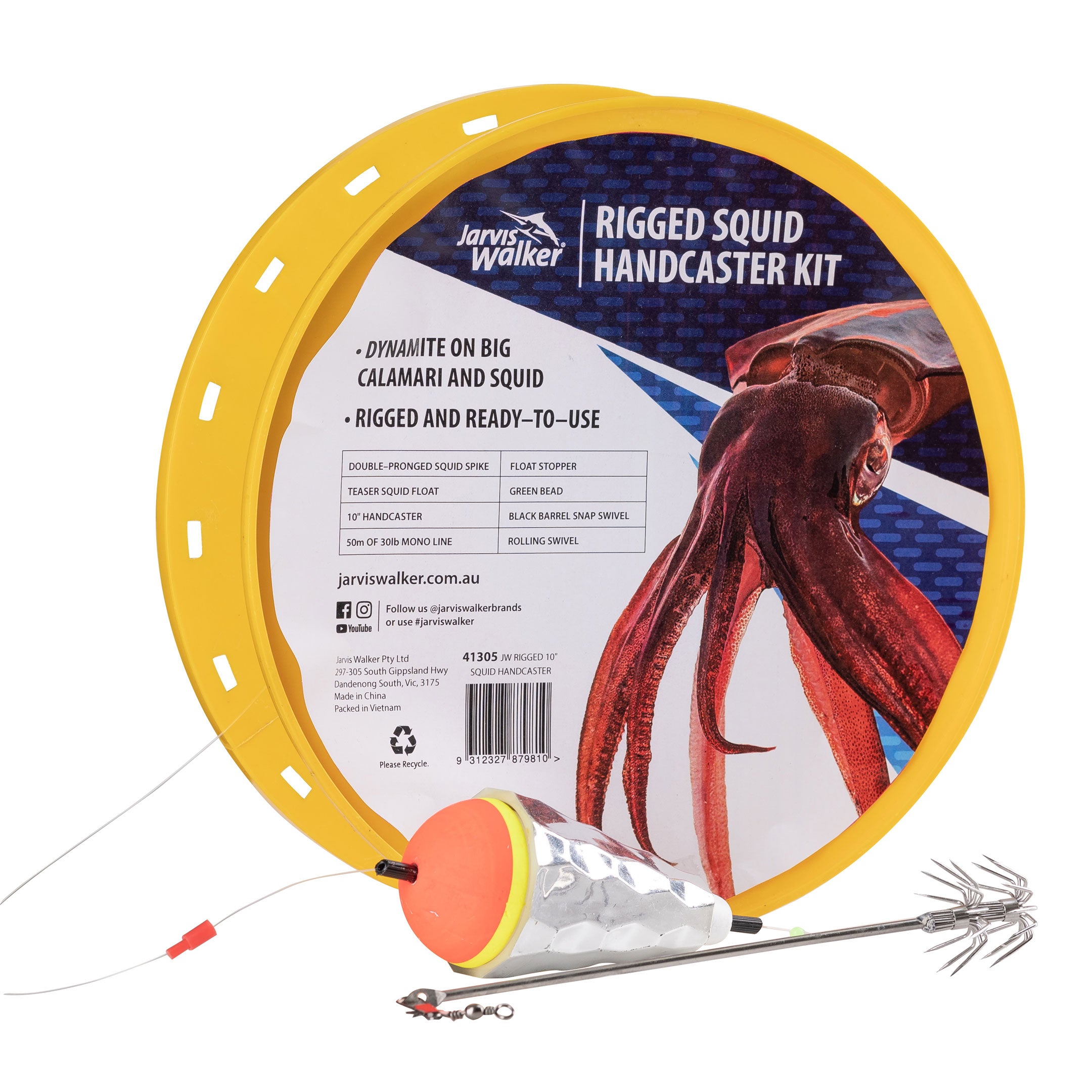 Jarvis Walker Rigged Squid Handcaster Kit – Jarvis Walker Brands