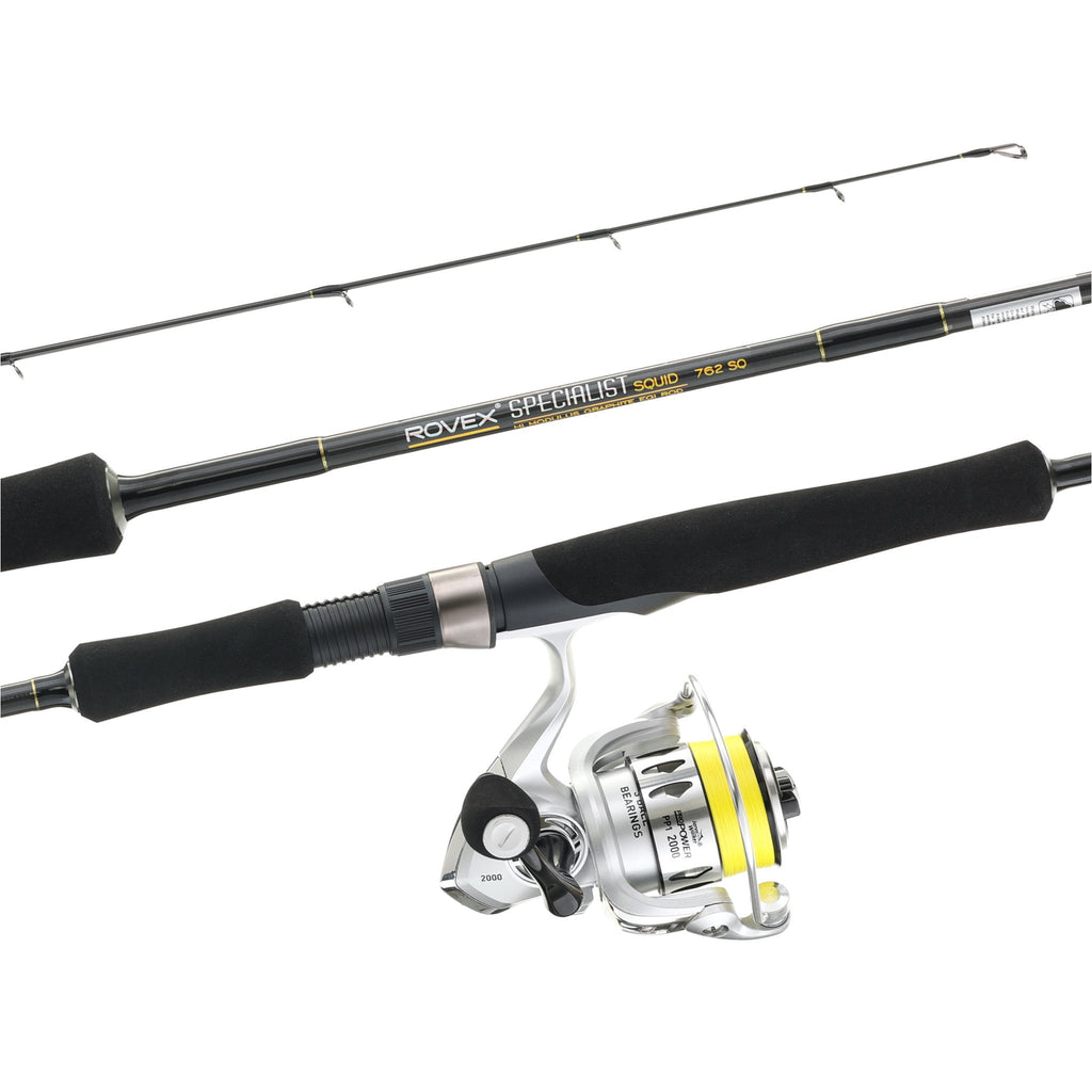  Rovex Specialist 7'6" EGI Squid Rod 1.5-4.0 / JW Pro Power 2000 w Braid Combo