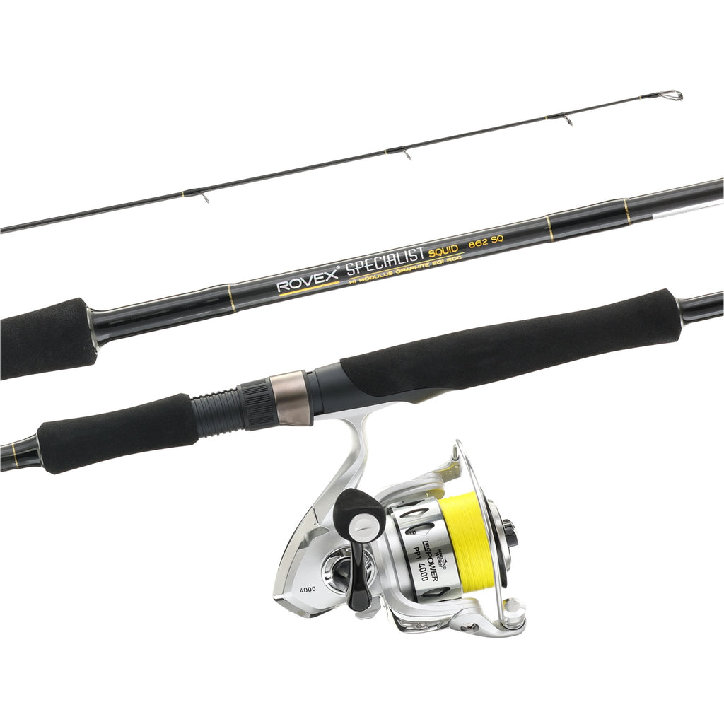  Rovex Specialist 8'6" EGI Squid Rod 1.5-4.0 / JW Pro Power 4000 w Braid Combo