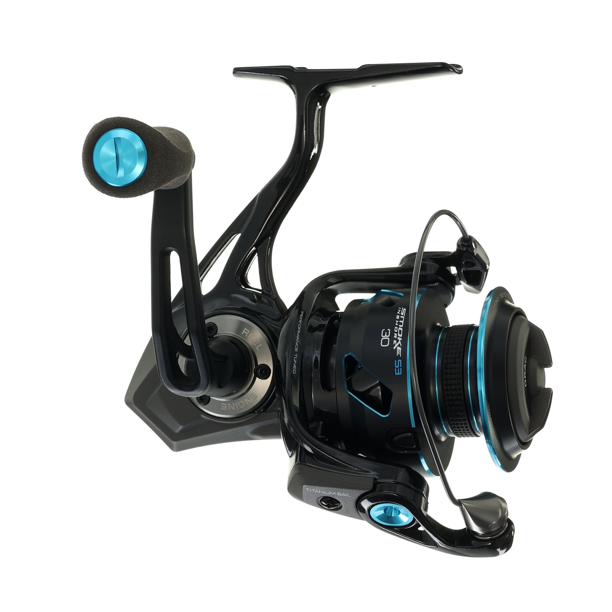 Quantum Throttle Spinning Reel and Fishing Rod Combo Size 25 Reel