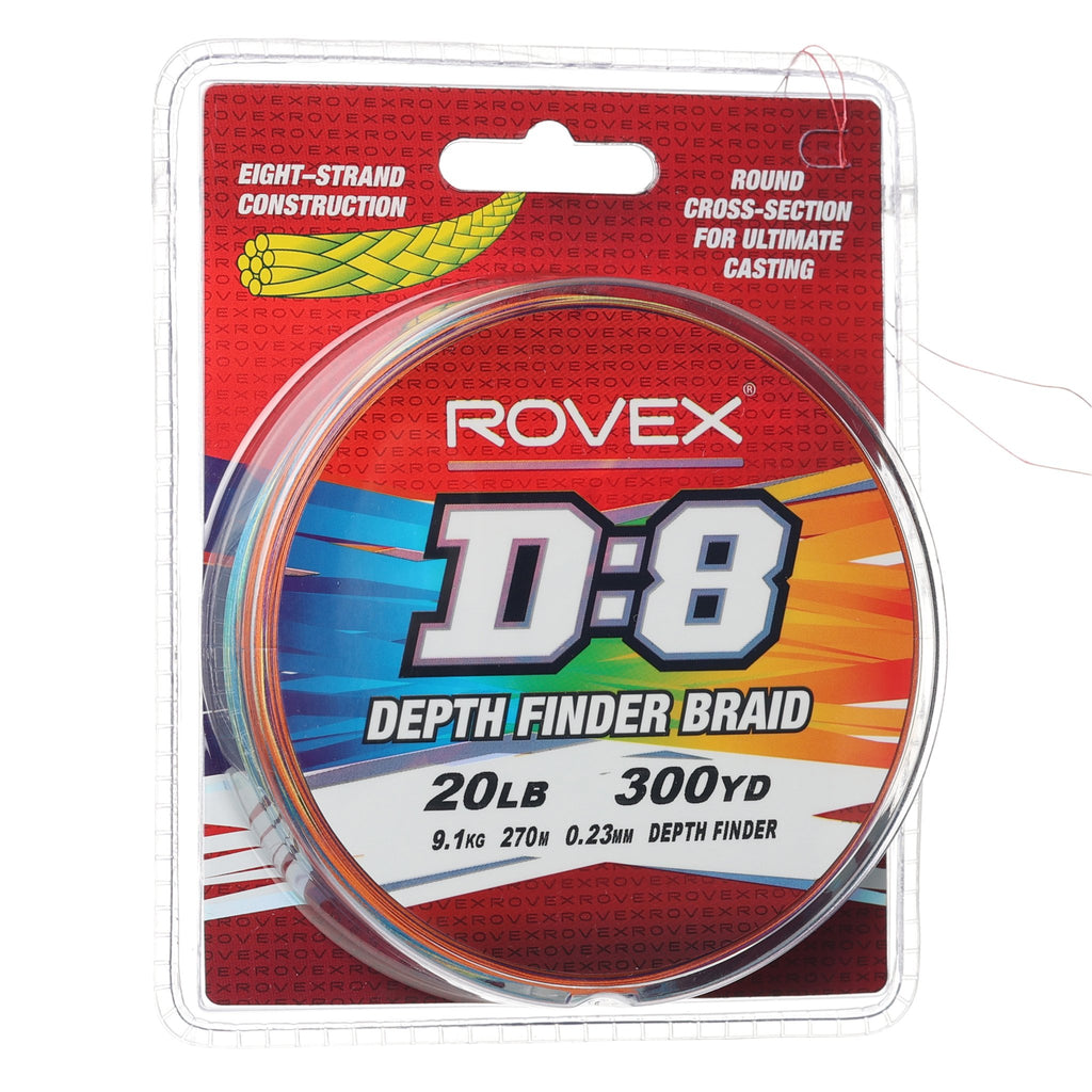 Rovex D:8 Braid 300yd - Depthfinder 20lb