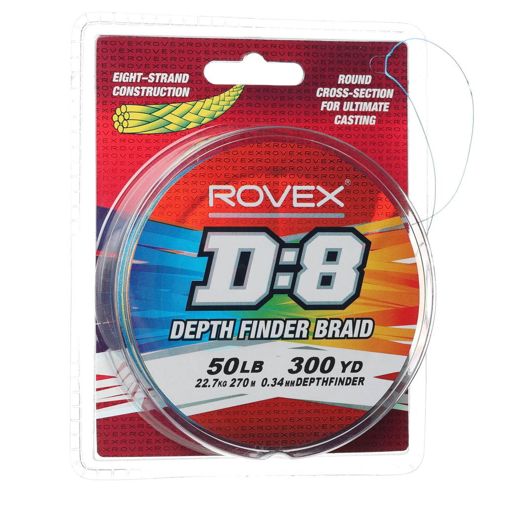Rovex D:8 Braid 300yd - Depthfinder 50lb