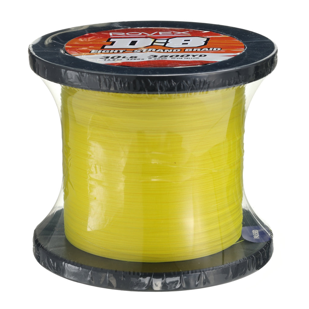 Rovex D:8 Braid 3500yd 30lb - Hi Vis Yellow