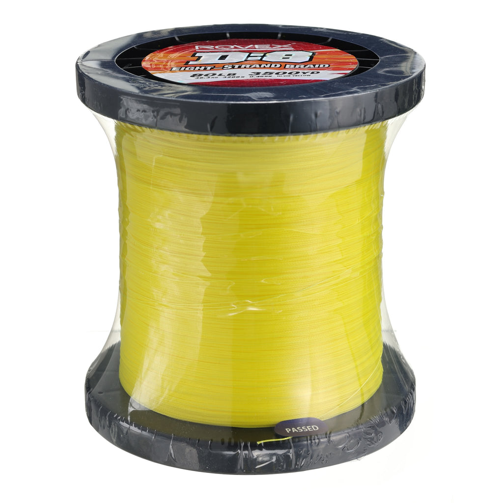 Rovex D:8 Braid 3500yd 80lb - Hi Vis Yellow