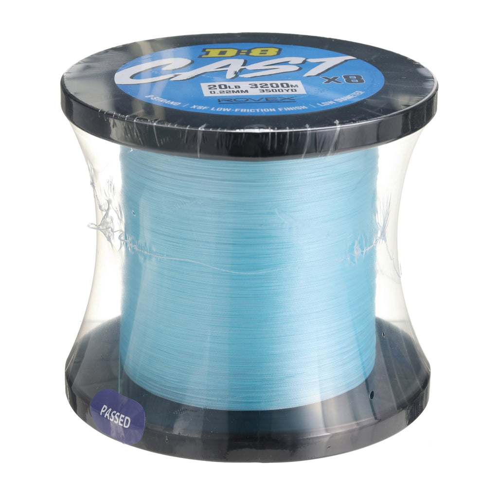 Rovex D:8 Cast Braid - Glacier Blue 3200m/3500yd 20lb