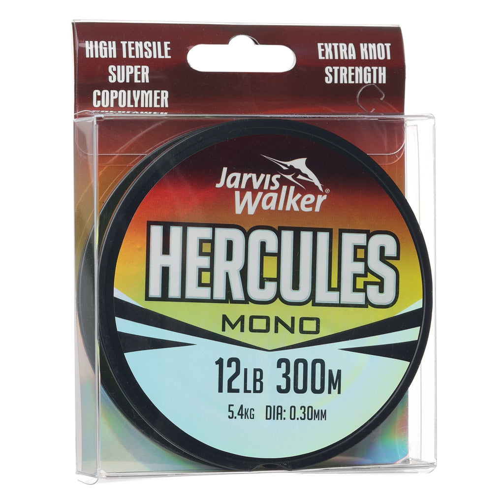 Jarvis Walker Hercules 300m - Opaque Yellow 12lb Mono Line