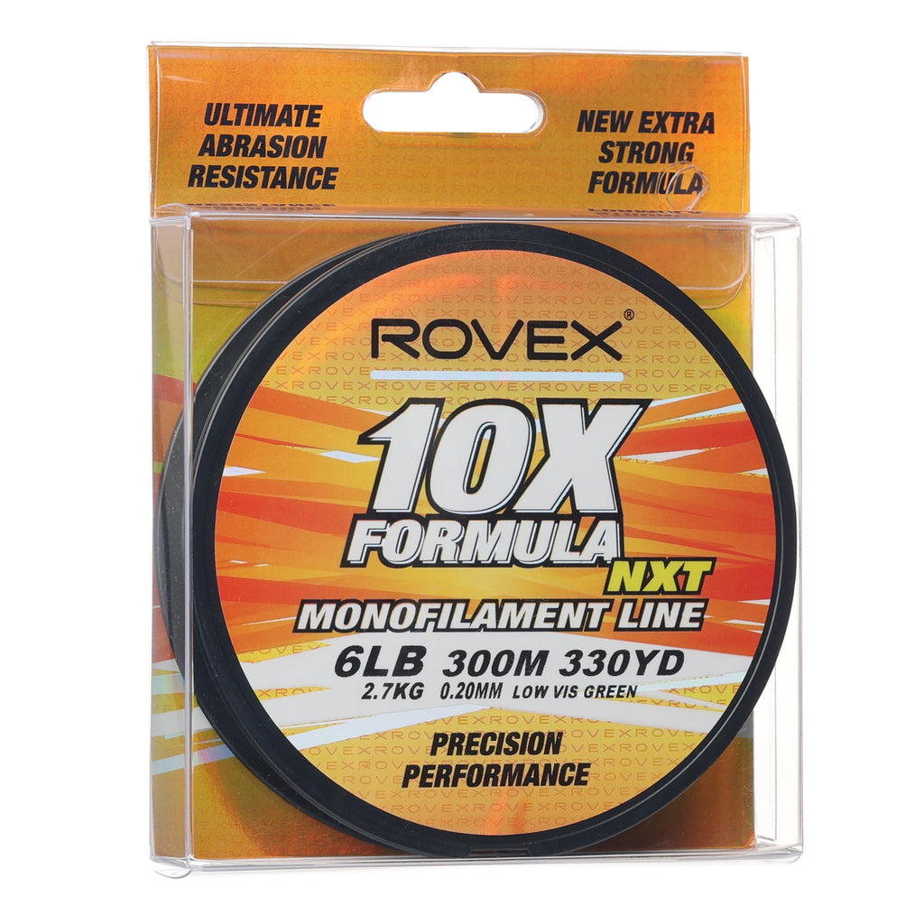 Rovex 10X Formula 300m - Green 6lb Mono Line