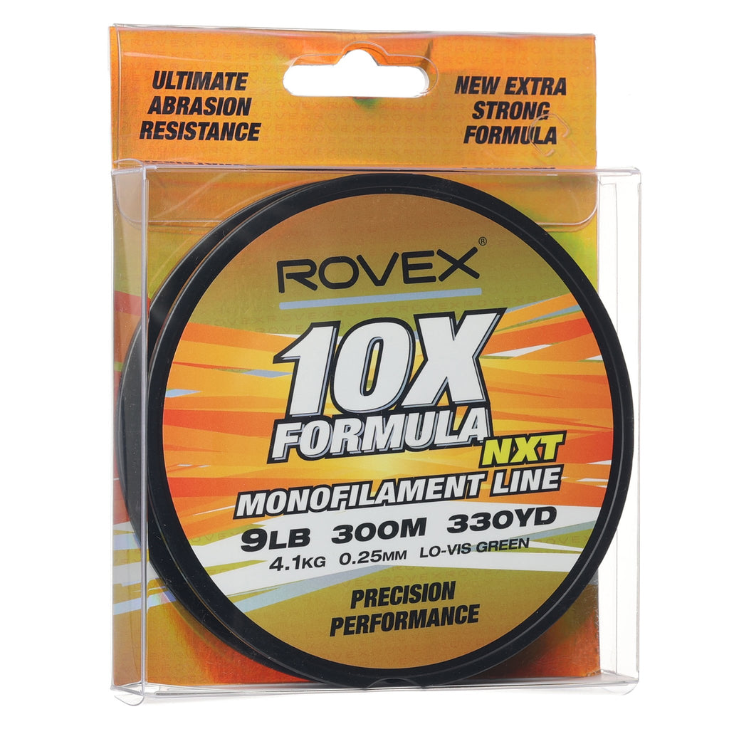 Rovex 10X Formula 300m - Green 9lb Mono Line
