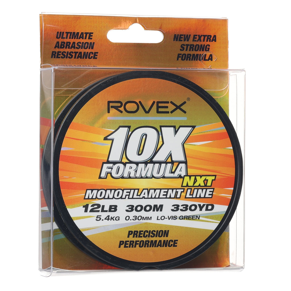 Rovex 10X Formula 300m - Green 12lb Mono Line