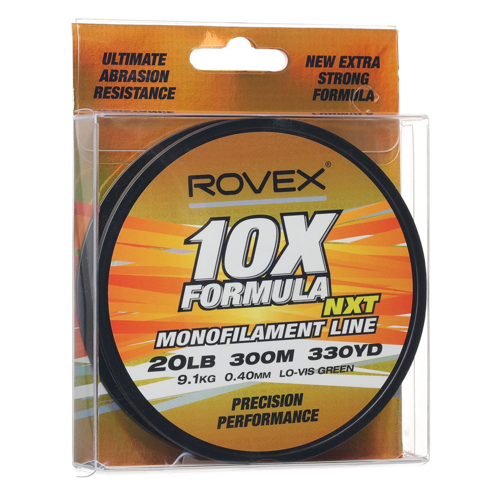 Rovex 10X Formula 300m - Green 20lb Mono Line