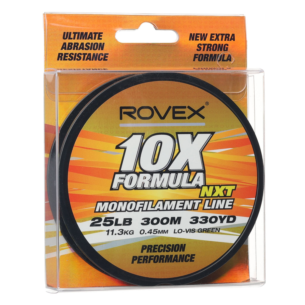 Rovex 10X Formula 300m - Green 25lb Mono Line