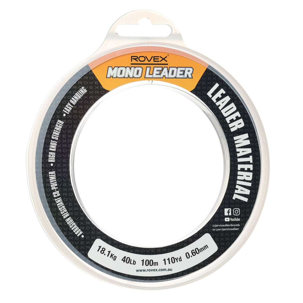 Rovex Copolymer Mono Leader 100m 40lb