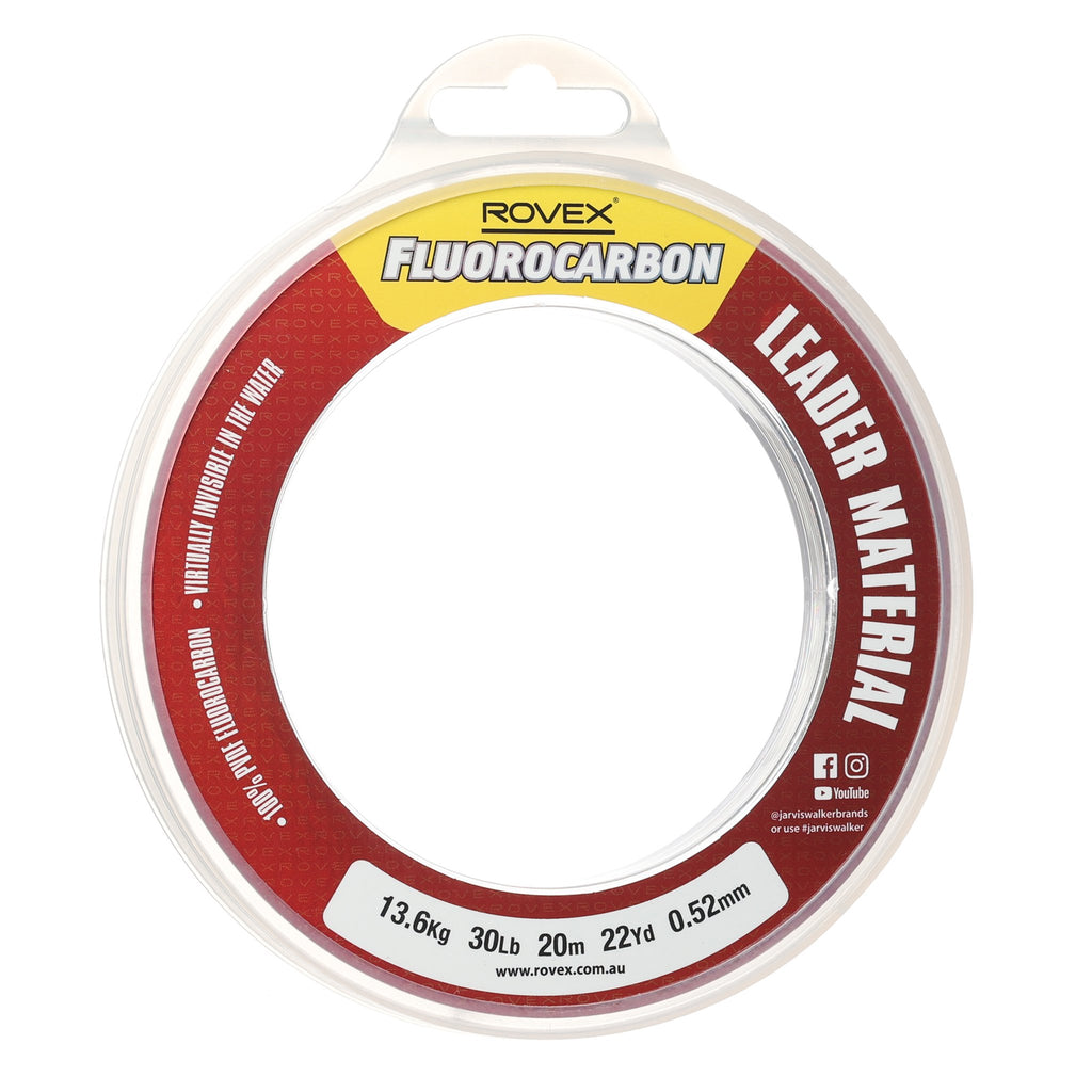 Rovex Fluorocarbon Leader 20m 30lb