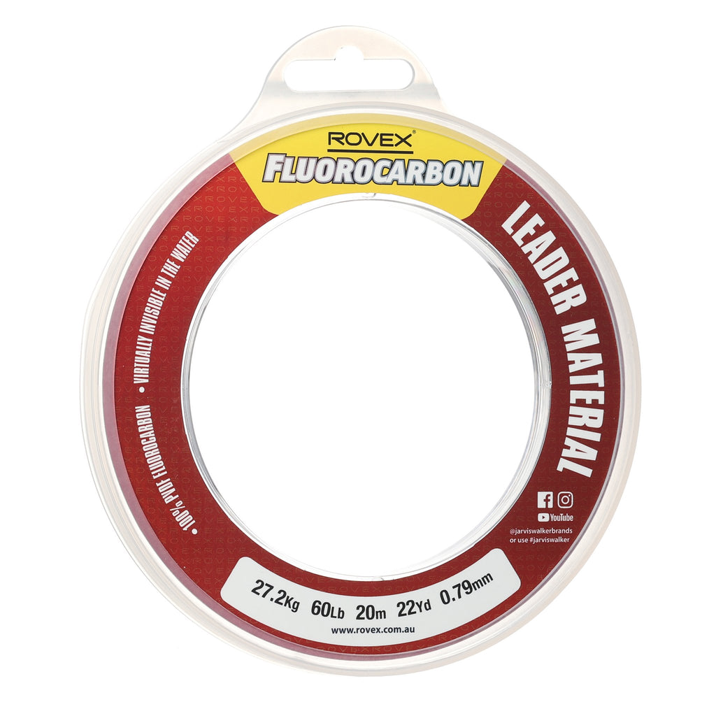 Rovex Fluorocarbon Leader 20m 60lb