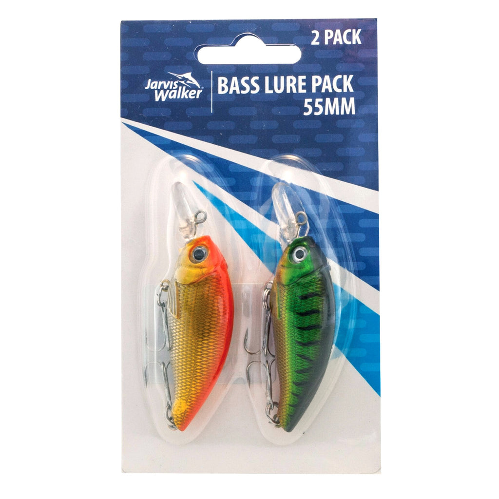 Jarvis Walker Bass Lure 55mm Two Pack