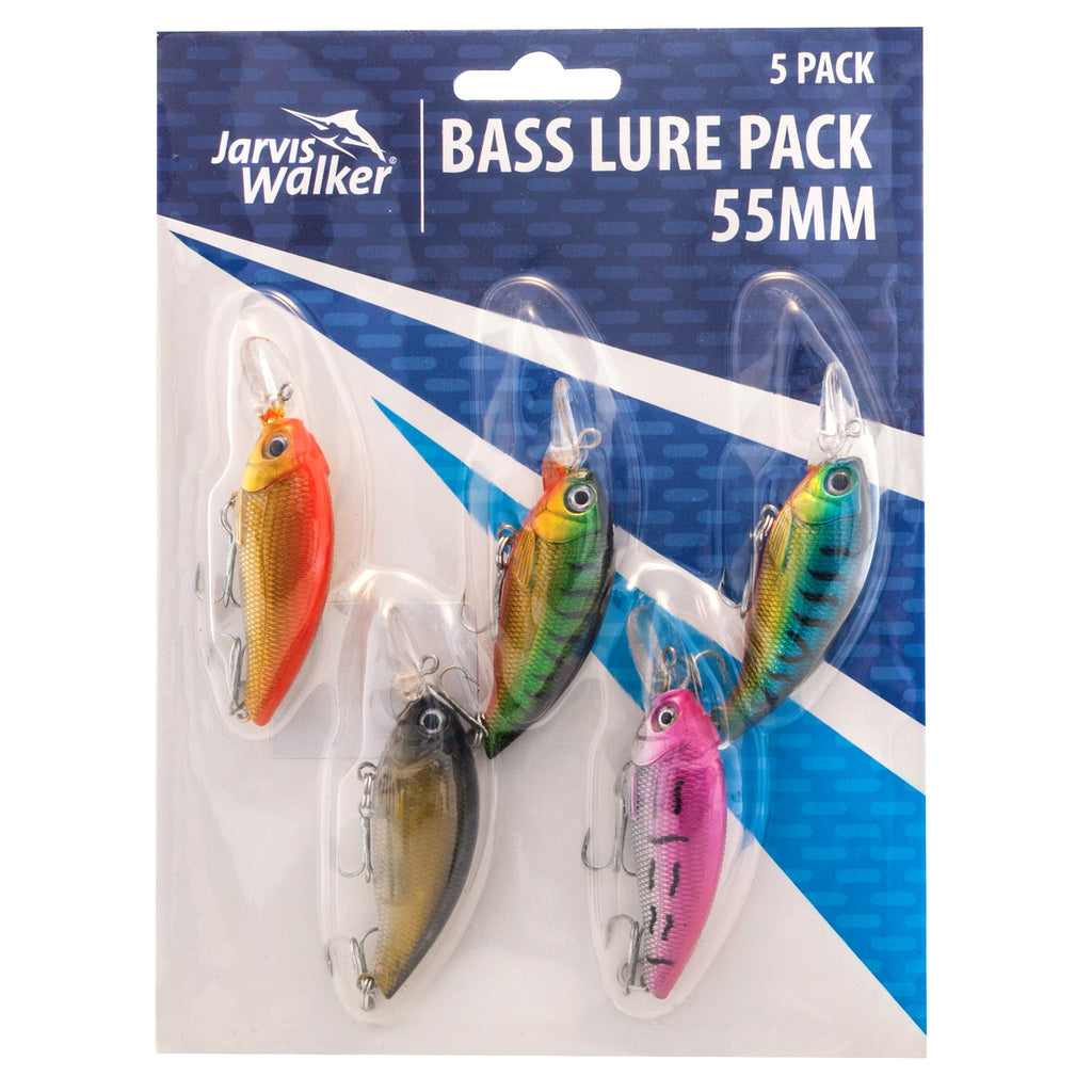 Jarvis Walker Bass Lure 55mm Five Pack