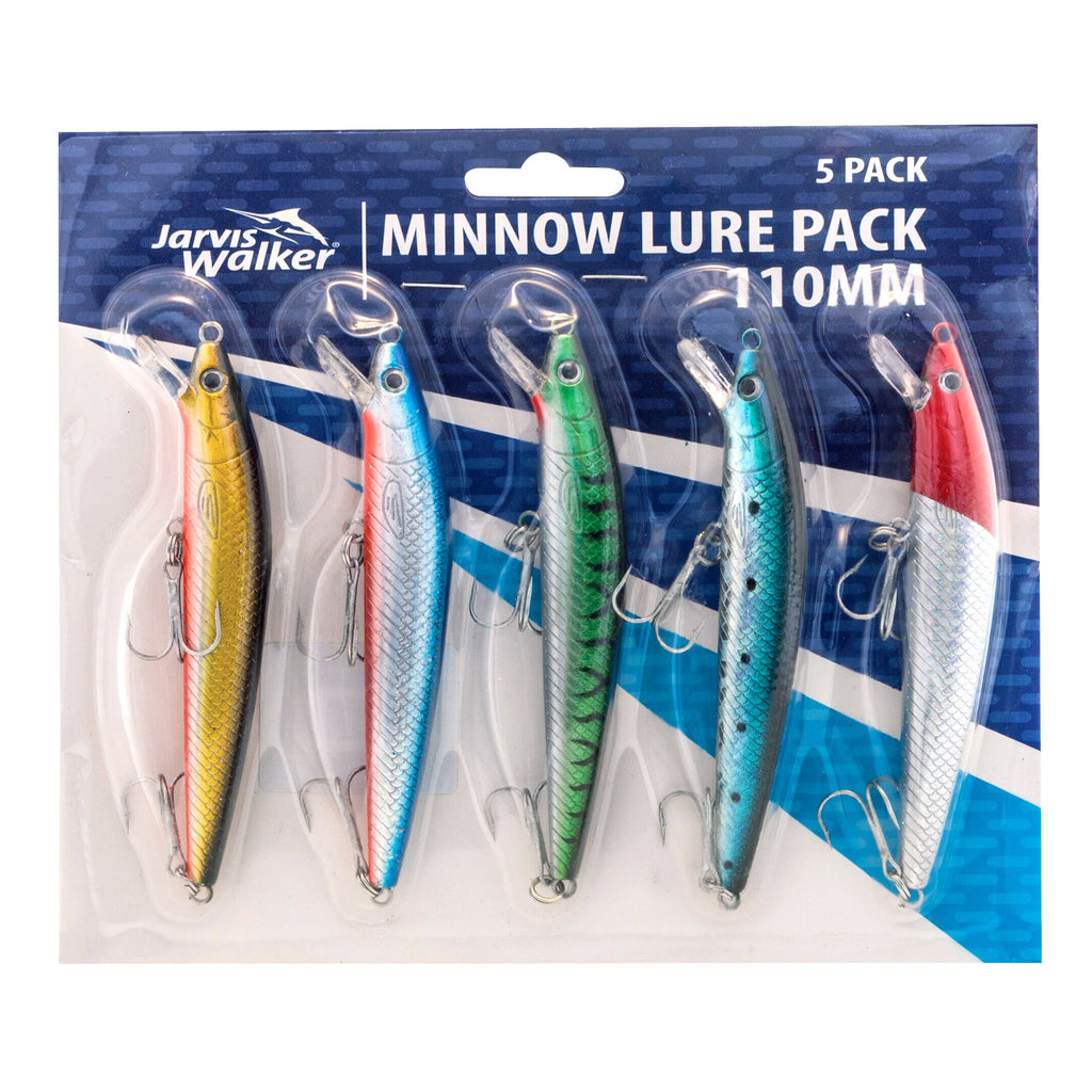 Jarvis Walker Minnow Lure 110mm Four Pack