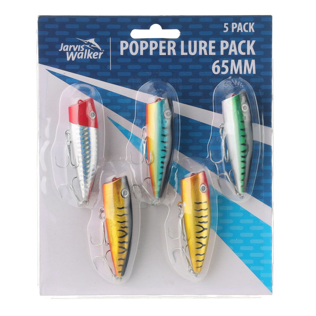 Jarvis Walker Popper Lure 65mm Five Pack