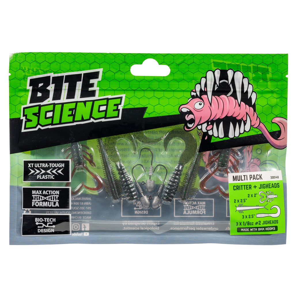 Bite Science Critter And Jig-Heads Multi Pack