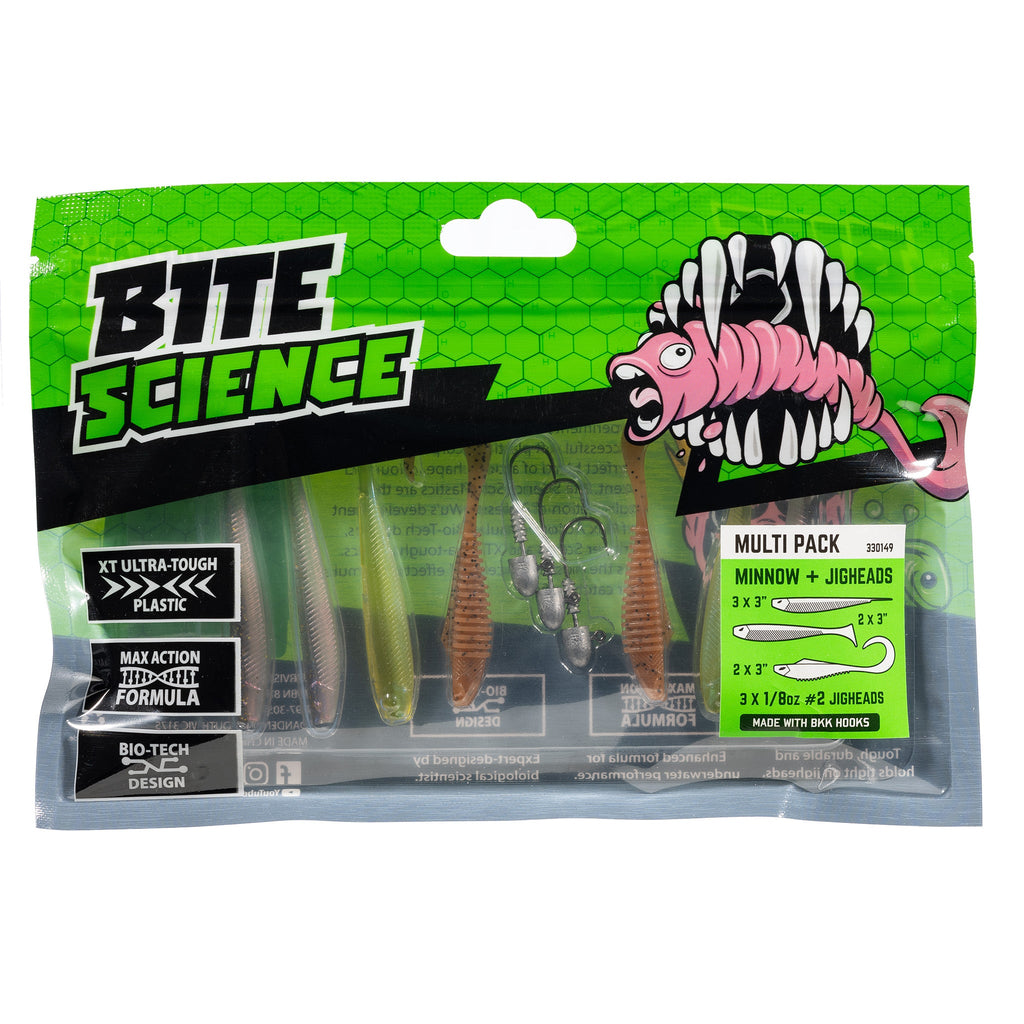 Bite Science Minnow And Jig-Heads Multi Pack