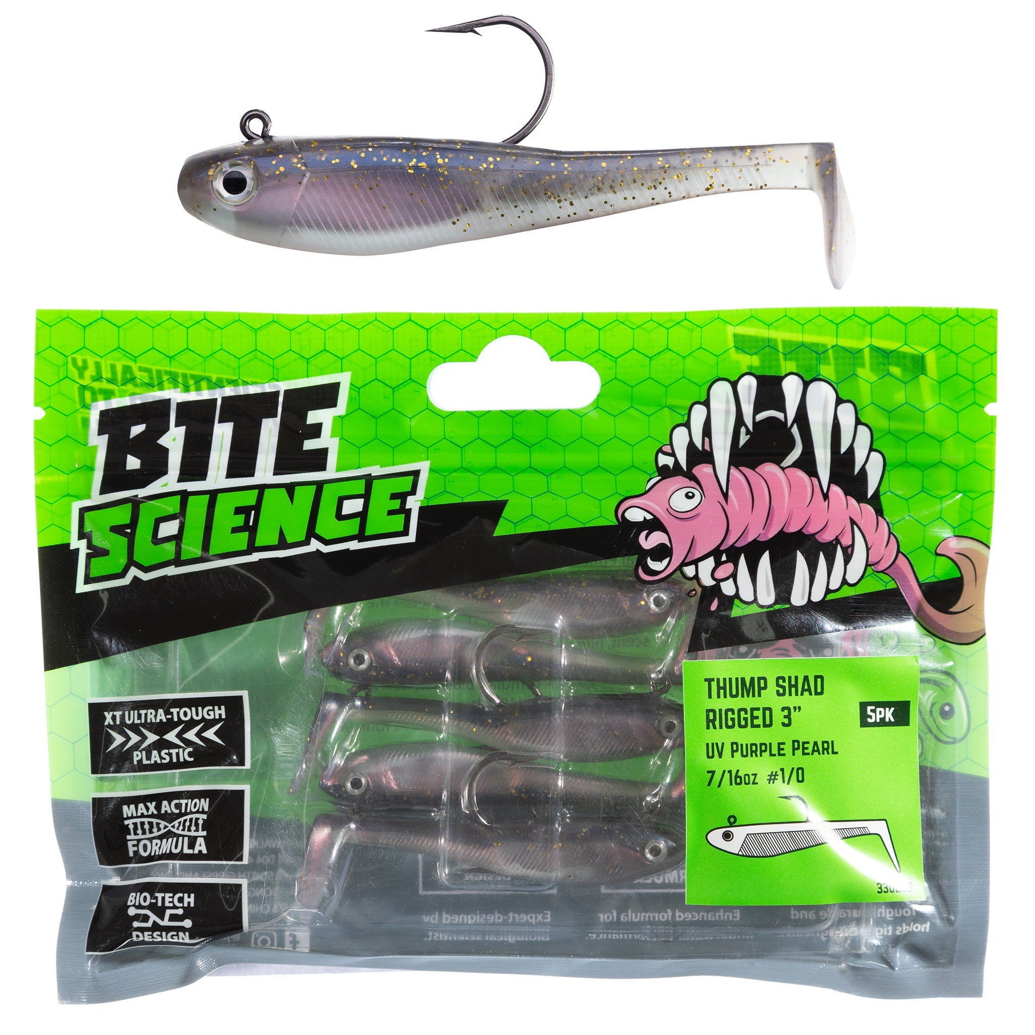 Bite Science Thump Shad Rigged Soft Plastic Lures – Jarvis Walker Brands