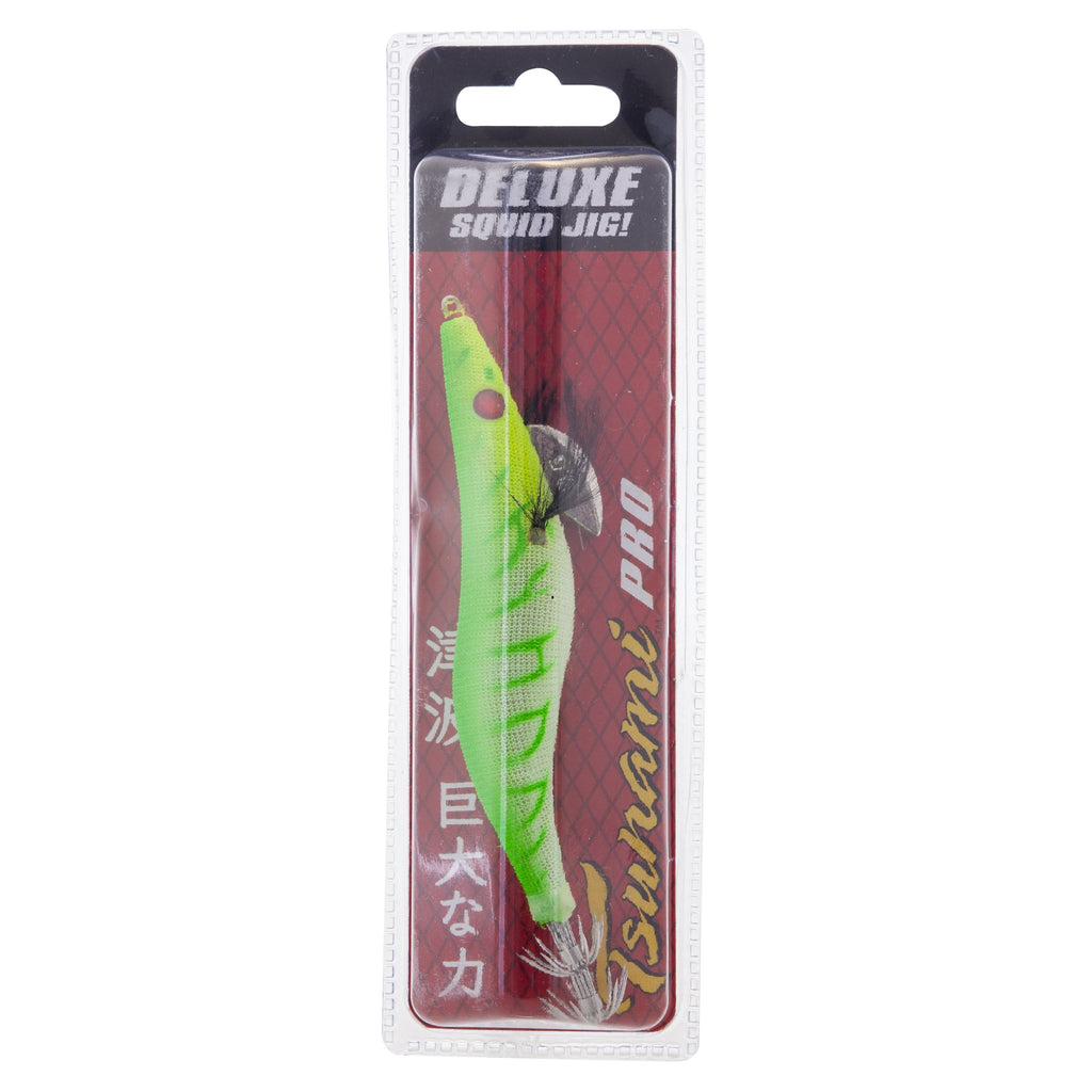 Tsunami Deluxe EGI Squid Jig 3.5 Green LKN-10