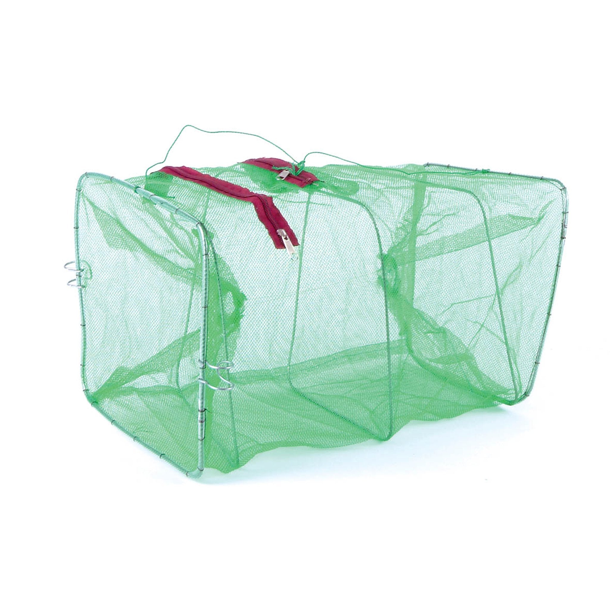Net Factory Collapsible Bait Trap Green - 1 1/2 rings - Jarvis