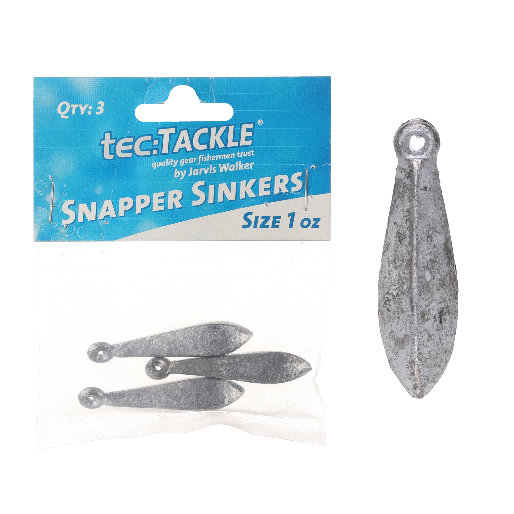 Jarvis Walker Tec Tackle Snapper Sinkers - Jarvis Walker – Jarvis Walker  Brands