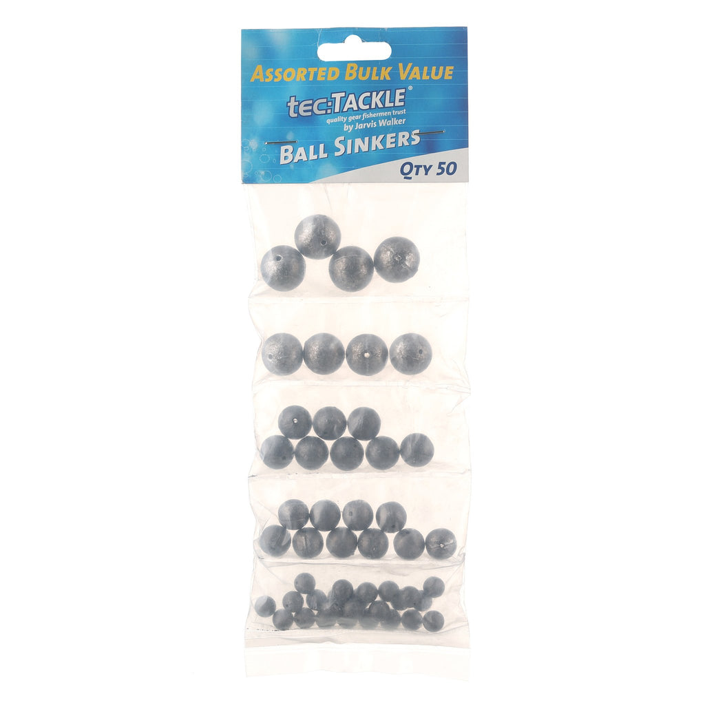 Jarvis Walker Ball Sinkers Value Pack Sz Assorted