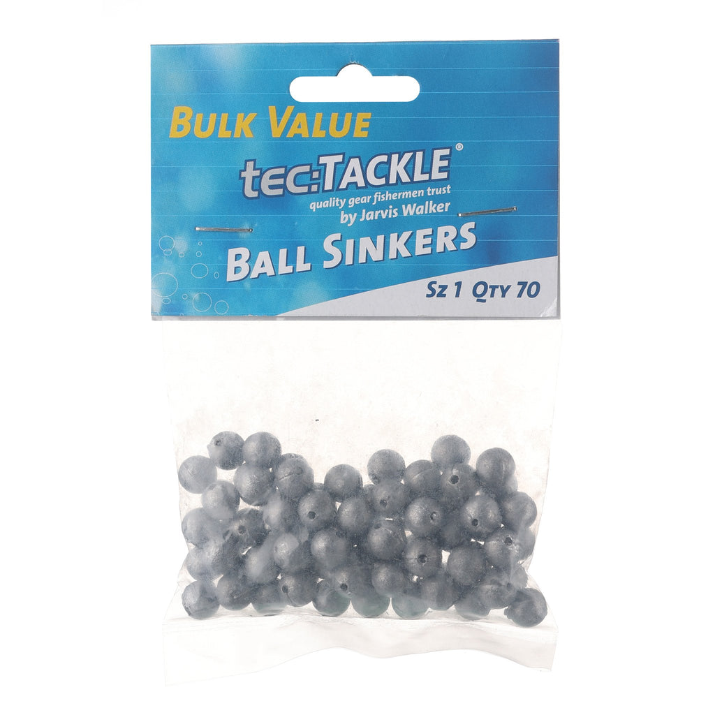 Jarvis Walker Ball Sinkers Value Pack Sz1