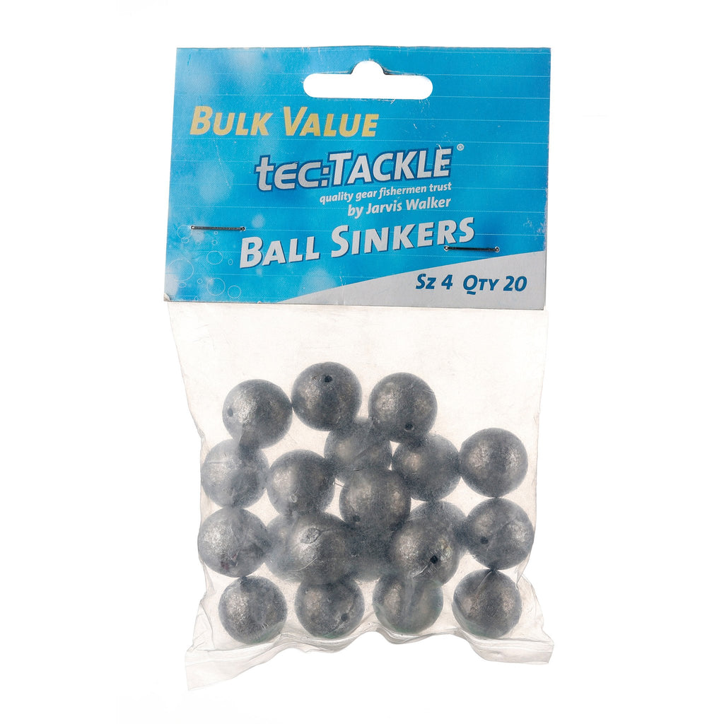 Jarvis Walker Ball Sinkers Value Pack Sz4