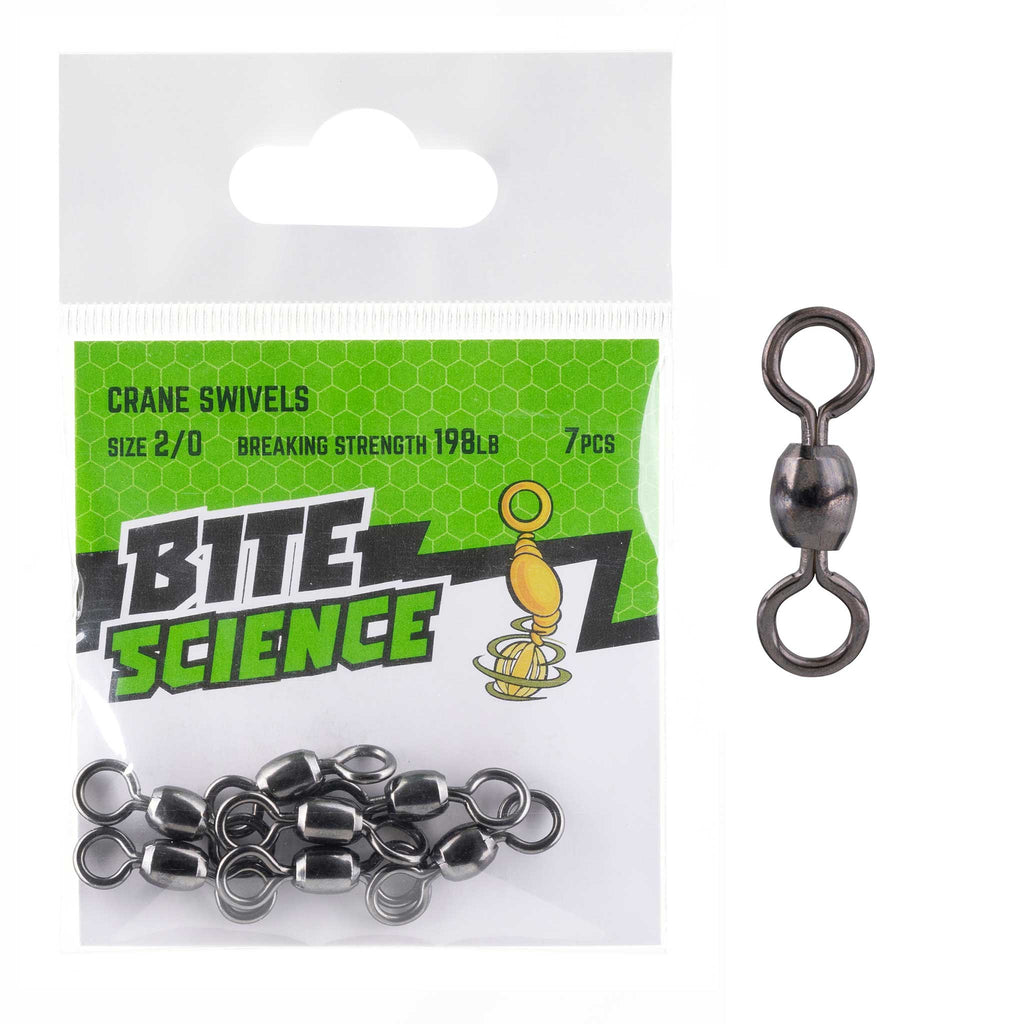 Bite Science Swivels Crane Sz 2/0 (198LB) - 7pk