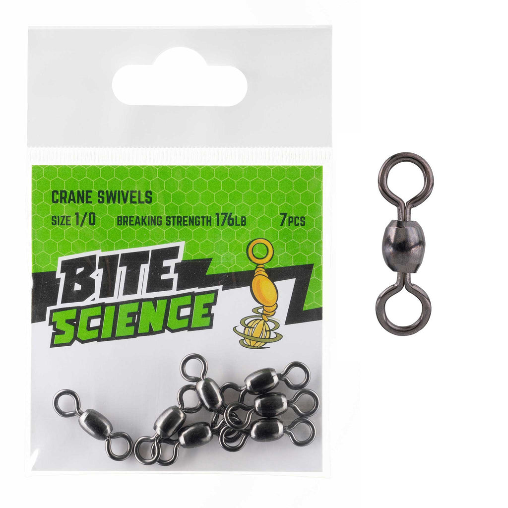 Bite Science Swivels Crane Sz 1/0 (176LB) - 7pk
