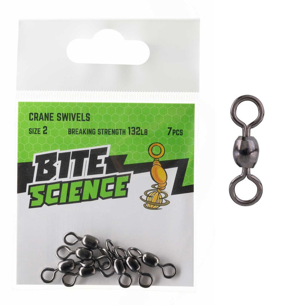 Bite Science Swivels Crane Sz 2 (132LB) - 7pk
