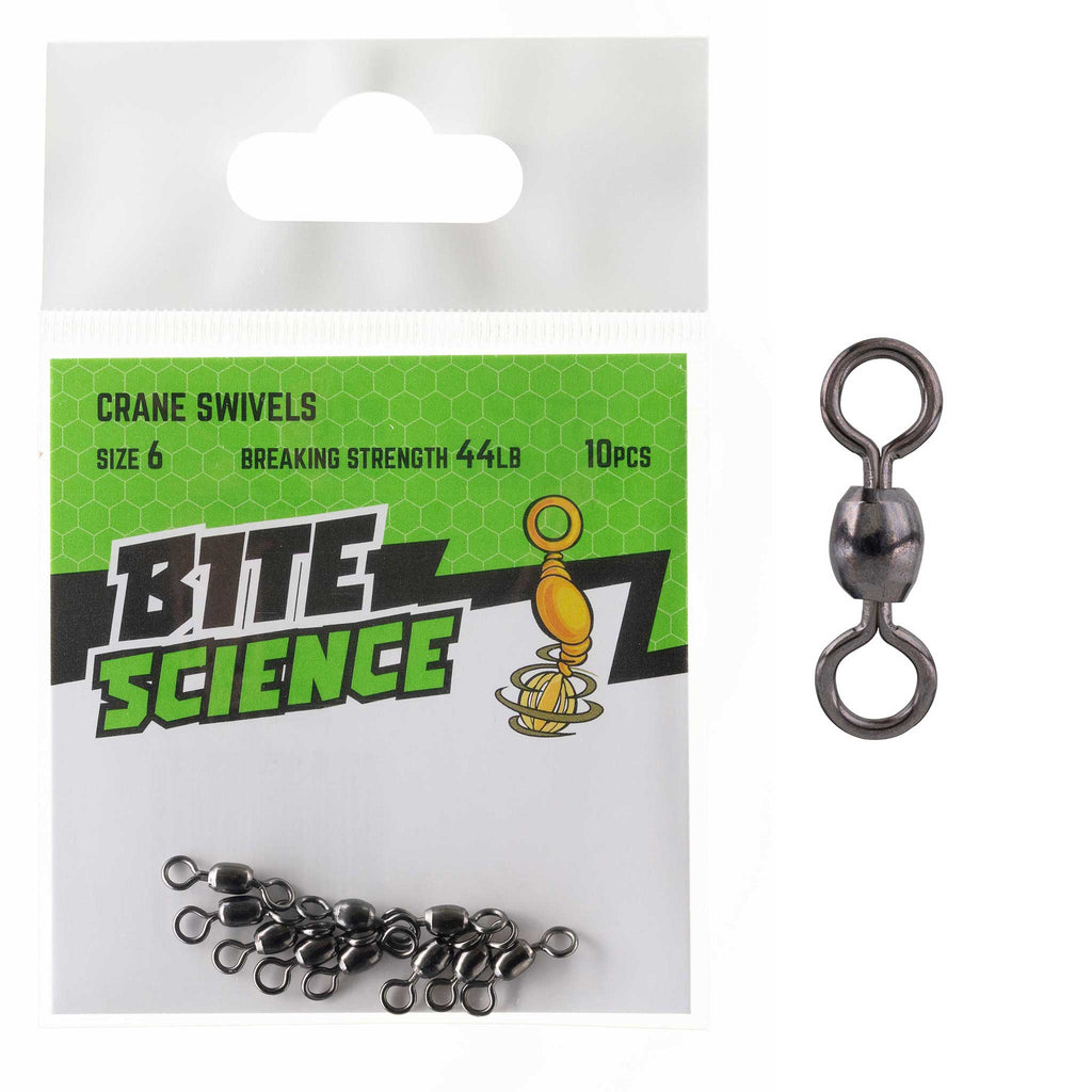 Bite Science Swivels Crane Sz 6 (44LB) - 10pk