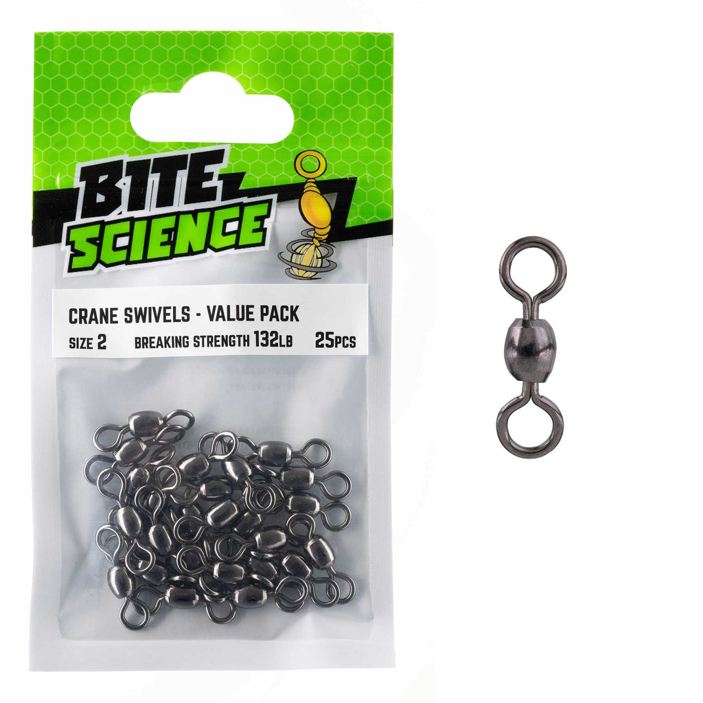 Bite Science Swivels Crane Value Pack Sz 2 (132LB) - 25pk