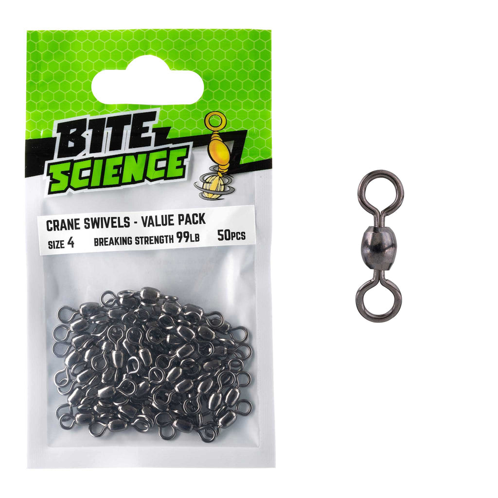 Bite Science Swivels Crane Value Pack Sz 4 (99LB) - 50pk