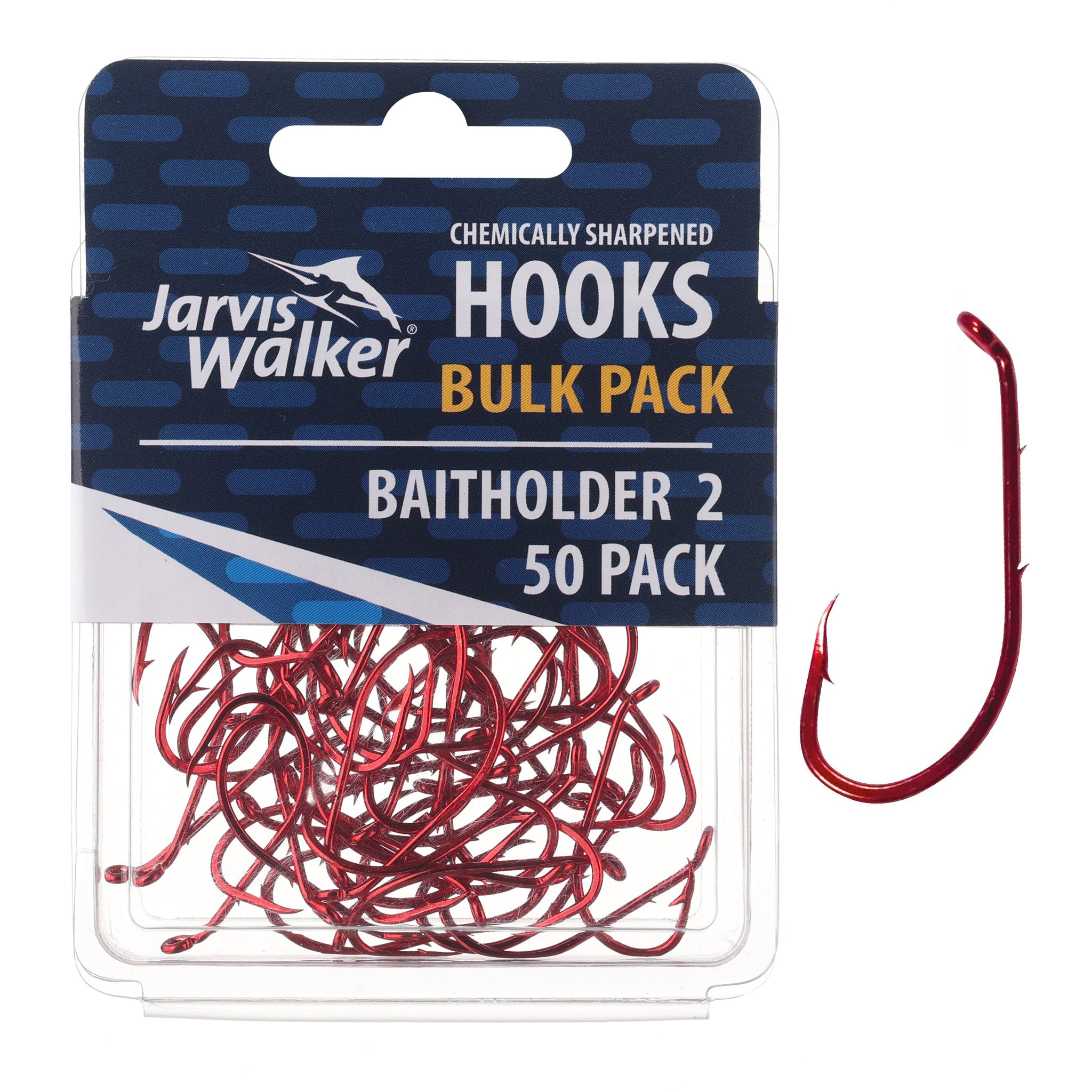 Jarvis Walker Chemically Sharpened Baitholder Hooks - 50 Packs – Jarvis  Walker Brands
