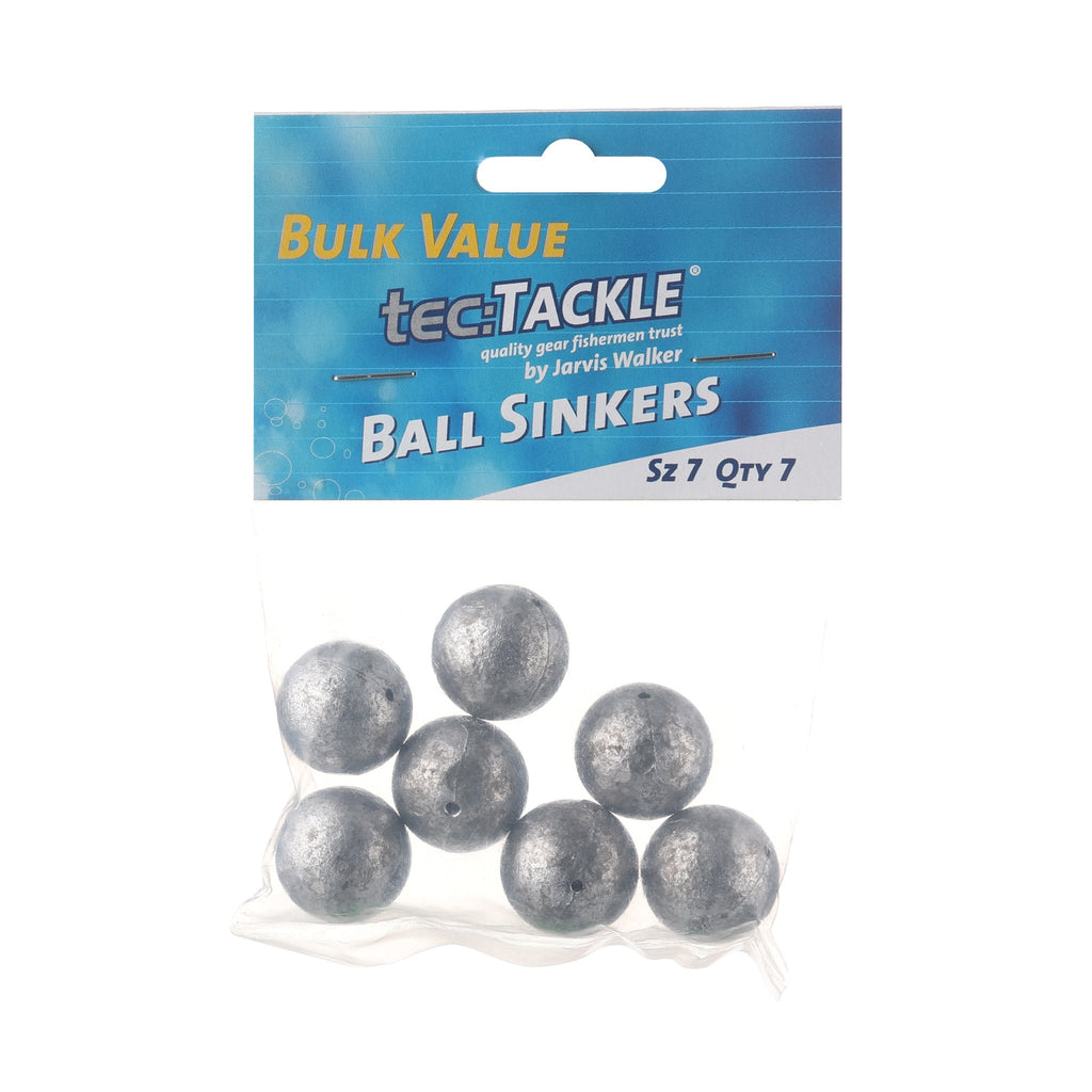 Jarvis Walker Ball Sinkers Value Pack Sz7