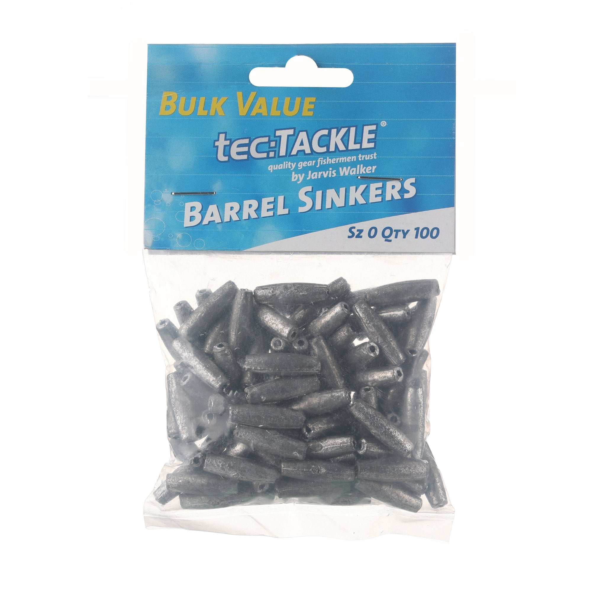Jarvis Walker Tec Tackle Barrel Sinkers - Value Packs – Jarvis Walker Brands